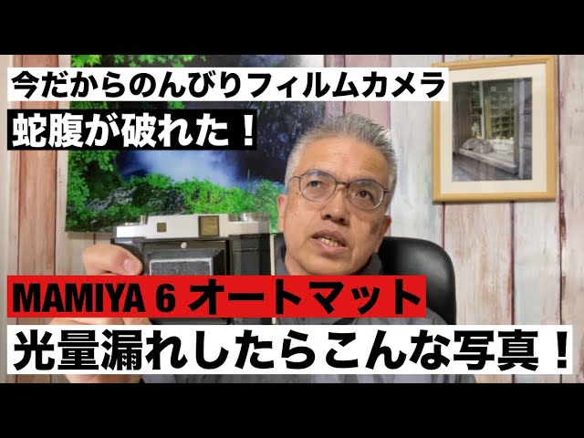 【整備済】マミヤ MAMIYA 6 オートマット 蛇腹 中判カメラ マミヤシックス・オートマットによるスプリングカメラの完成