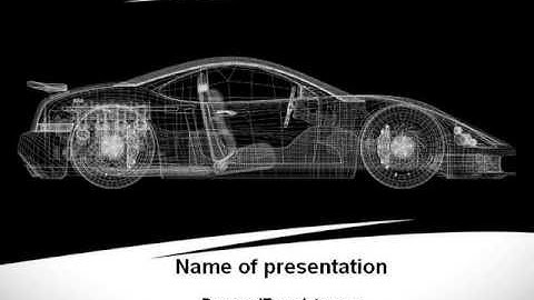 Car Design Process PowerPoint Template by PoweredTemplate.com