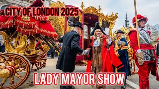 Lady Mayors Show 2025 | City of London | First Lady Mayor in 800 years | London 2025 | History 