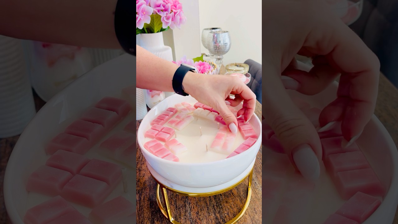 DIY XXL Chocolate Bar Candle 🎀🍫 