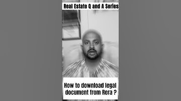 How to download documents from RERA?  #realestate