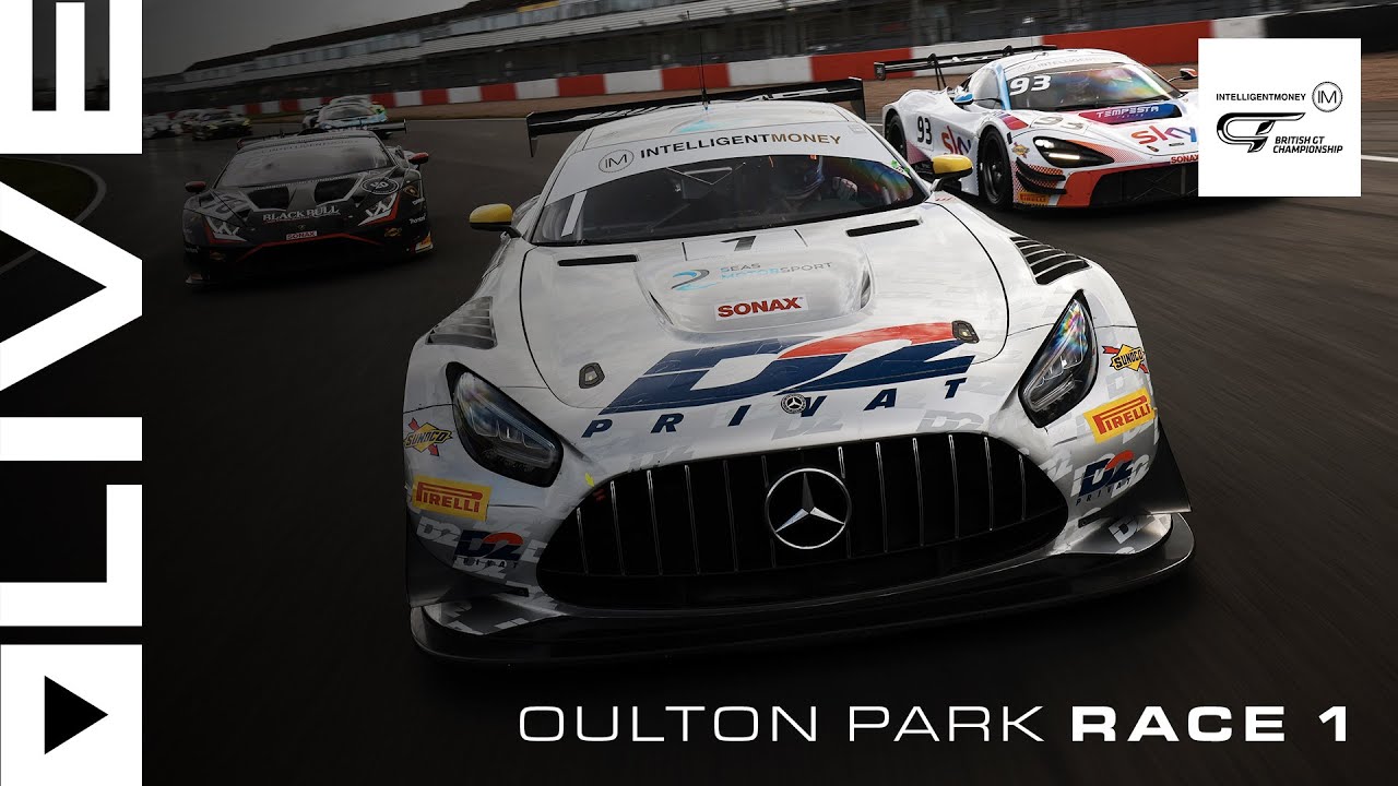 LIVE | Race 1 | Oulton Park | Intelligent Money British GT Championship