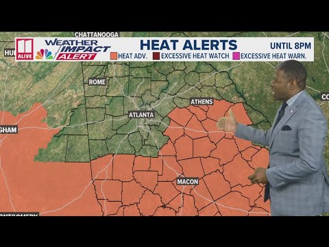 Heat advisory for several counties | Weather Impact Alert - YouTube
