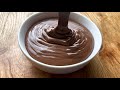 صوص شوكولاته للكيك والحلويات بسيط جدا وبدون شوكولاته او كريمه