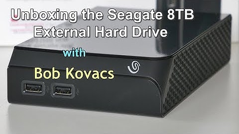 Unboxing the Seagate 8TB External Hard Drive (4K)