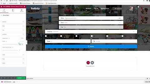 How to make a banner search form with Lisfinity Banner Search Form and Elementor? - Lisfinity