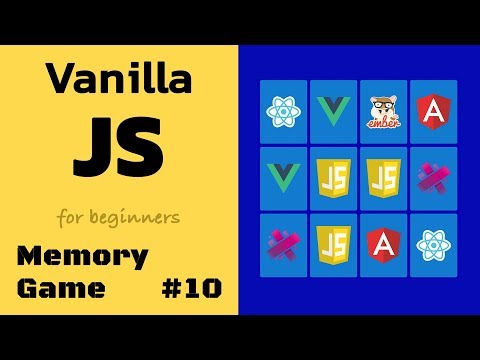 Learn Vanilla Javascript: Memory Game Tutorial -  Card Double Click [10/11]