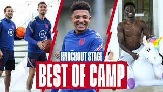 Hendo's Basketball Skills, Nutmegs \& Saka's Inflatable Unicorn 🦄  Best Of Knockout Stage | England