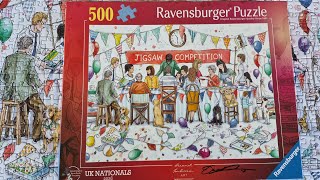 500 piece ravensburger puzzle - jigsaw competition #speedpuzzling 