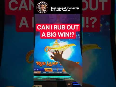 TREASURES of the LAMP BIG WIN with COOL FLASH FEATURE! #shorts #atlantiscasino