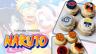 CUPCAKE DECORADO COM O TEMA DE NARUTO! | PRIMEIRA ...