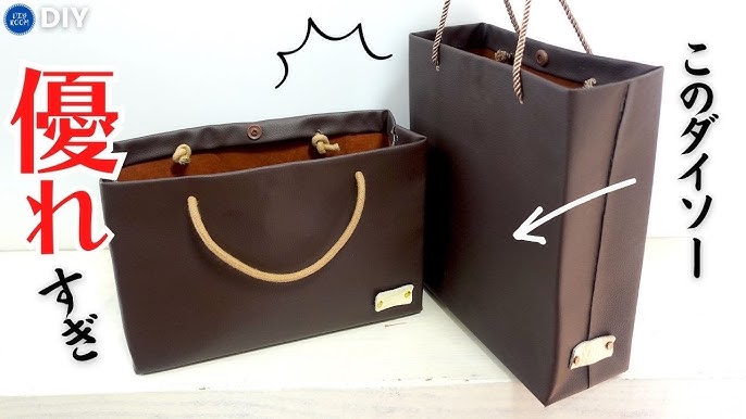 Trying this TikTok trend (branded paper bag DIY into a handbag