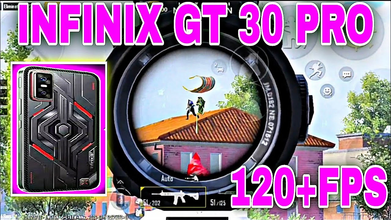 INFINIX GT 30 PRO 5G 120 FPS PUBG TEST | PUBG 4.2 UPDATE | 🥵🔥