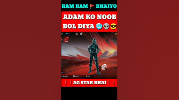 Noob prank FF OMG 😱 Dino Bundle And Hip Hop 😈 Vs Adam power 🤬#aggangff #youtube #shorts