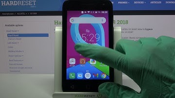 Change Font Size / Manage Display Settings - ALCATEL U3 2018