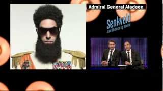 «Senkveld with Thomas and Harald» interviews Admiral Aladeen (Sacha Baron Cohen)