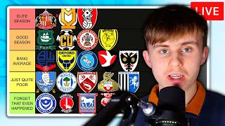 RANKING EVERY LEAGUE ONE CLUB'S 2021/22 SEASON  📈