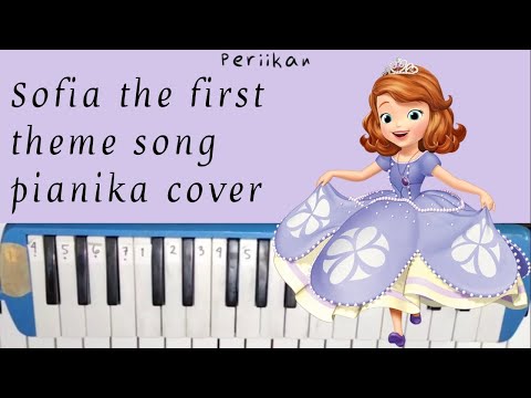 Sofia the first theme song pianika cover + not angka
