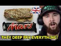 American Reacts to 10 WEIRDEST Things You Can Buy at a Chip Shop!!