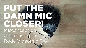 Misconception using a Shotgun microphone by Chung Dha