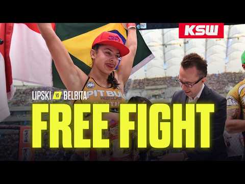 Ariane Lipski zdobywa pas KSW - Darmowa walka przed XTB KSW 118 [KSW Free Fight]