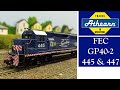 FEC 100th Anniversary GP40-2's in HO