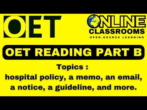 oet reading part