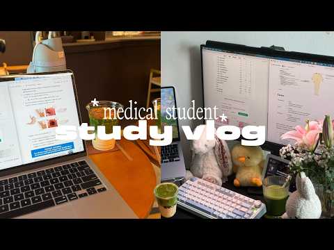 MED SCHOOL STUDY VLOG | 8H study days, 800 anki cards, PRODUCTIVE week at gastroenterology