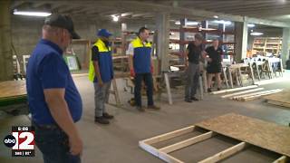 Legislative Build Day at Habitat for Humanity construction site