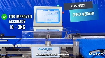Marco CW150S Check Weighing Machine for Range of 1g - 3kg