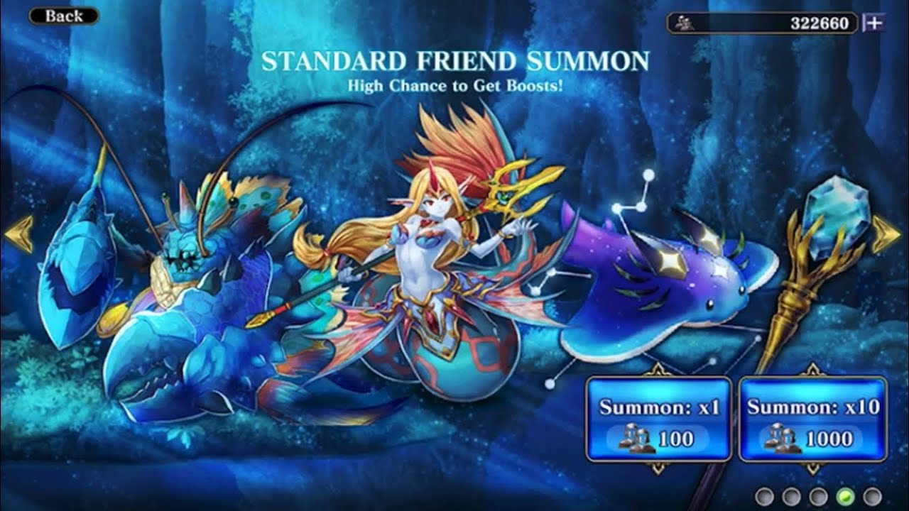 Premium vs Standard 322,660 Friend Points Summoning in Evertale