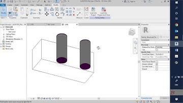 Revit Structure- Bài 19 : Tạo Family móng cọc