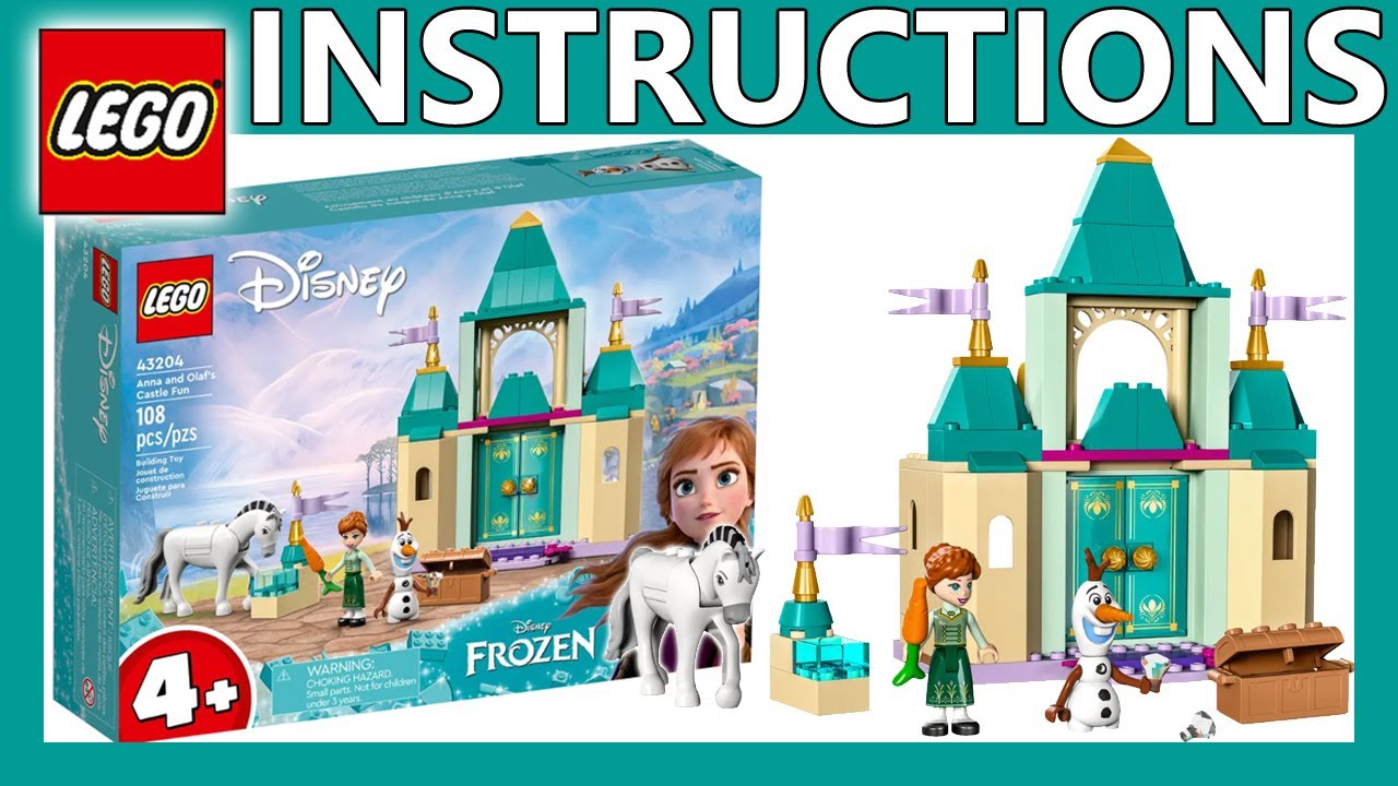 LEGO Instructions Anna And Olaf s Castle Fun Instructions 43204 lego-instructions-anna-and-olaf-s-castle-fun-instructions-43204