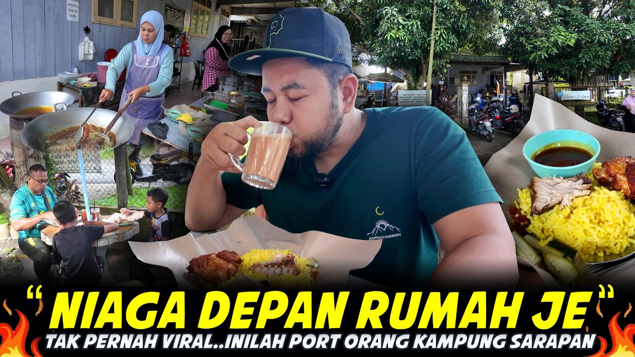 KONFIRM RAMAI TAK TAHU..Port Sarapan Tersorok Dicelah Pokok Besar..Hanya Penduduk Sekitar Yang Tahu