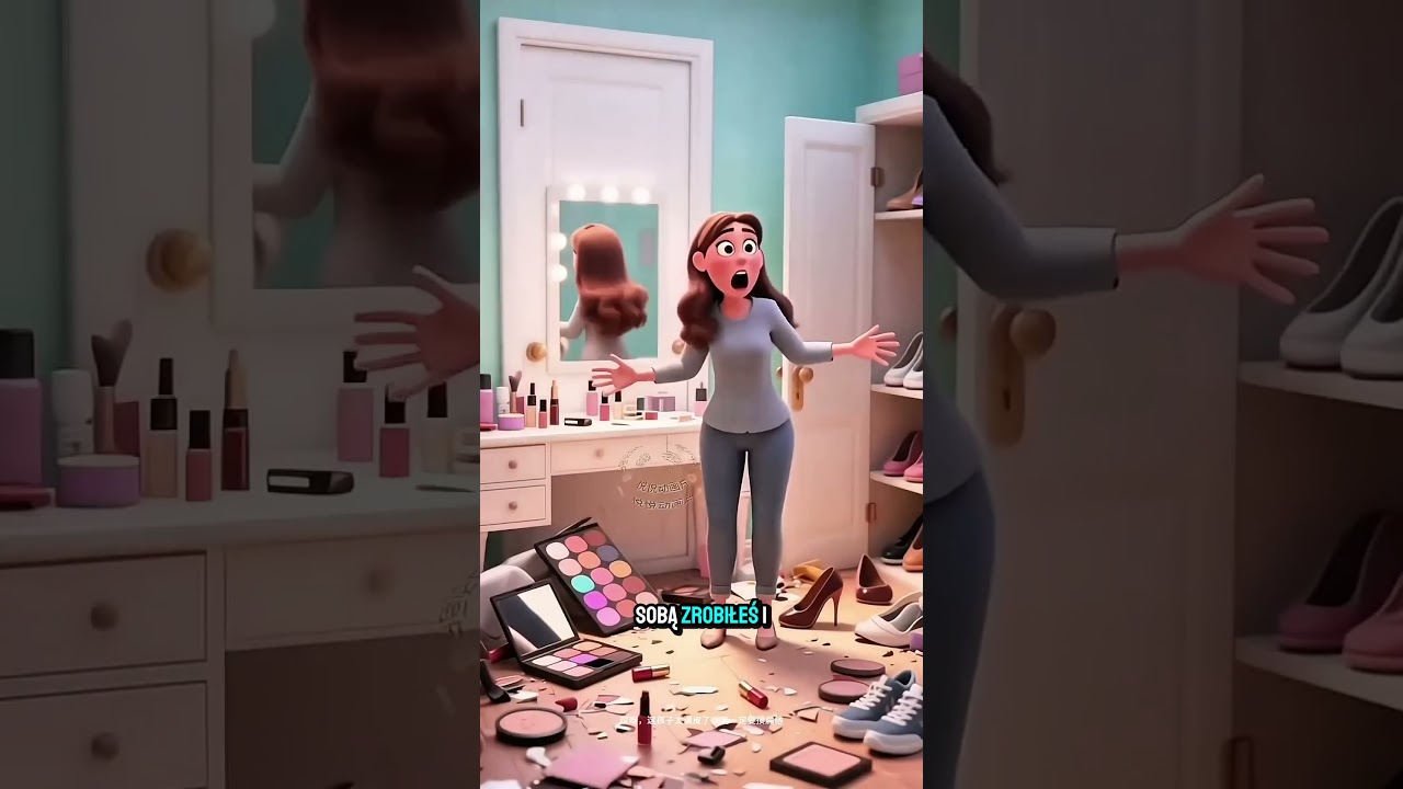 teraz szybko pójdę i zrobię mamie niespodziankę. 