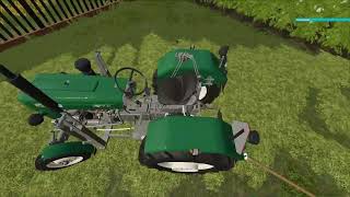 Przebitki z przegrabiania siana. Ursus c330