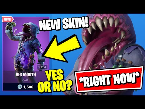 NEW HALLOWEEN BIG MOUTH SKIN (YAY OR NAY?) FORTNITE ITEM ...