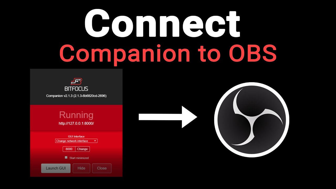 How to Connect Bitfocus Companion to OBS - YouTube