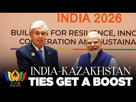 PM Modi holds a meeting with President Kassym-Jomart Tokayev of Kazakhstan