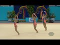 GREAT BRITAIN Women's Groups - Balance Qualifications  -- 2014 Acrobatic Worlds, Levallois (FRA