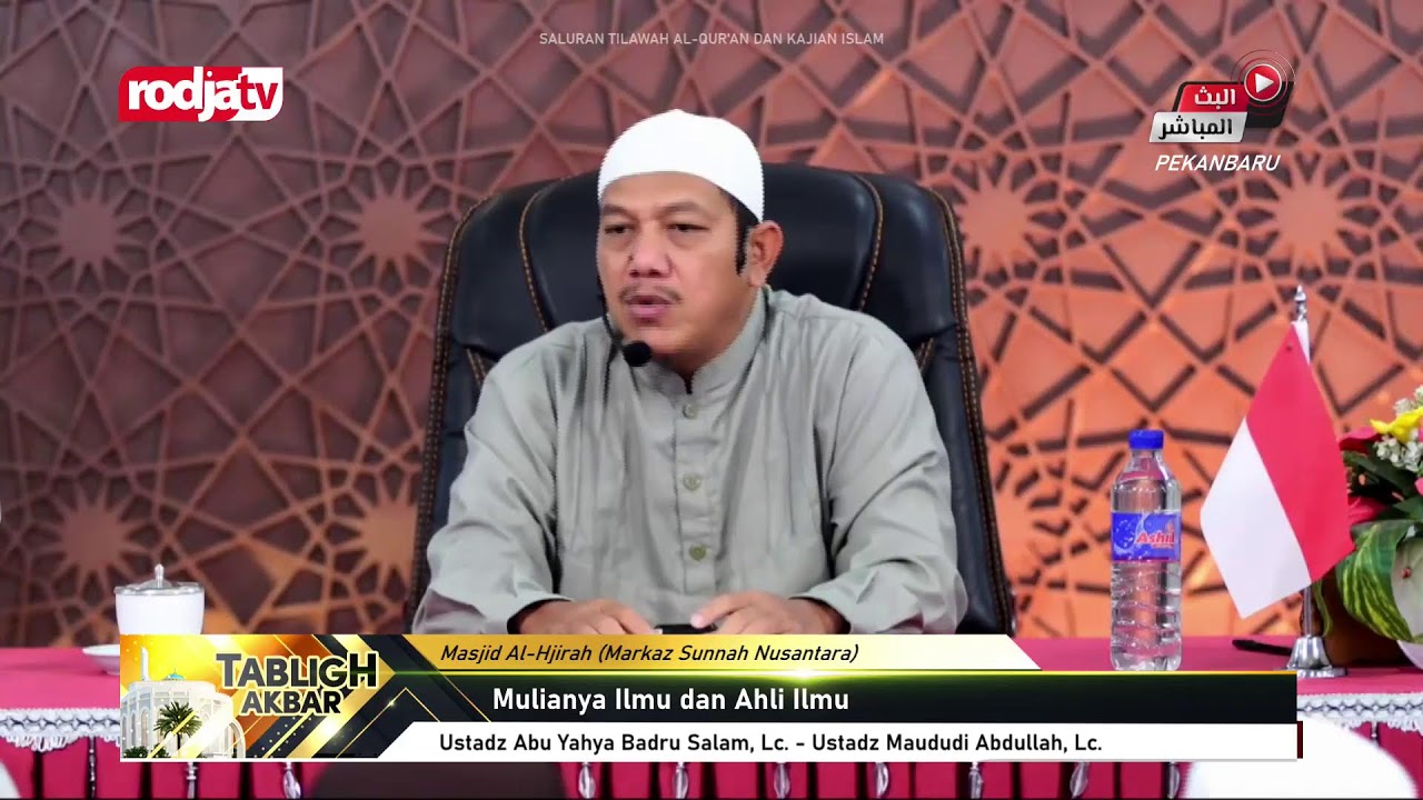 ⁣[LIVE]: Ustadz Abu Yahya Badru Salam, Lc. - Mulianya Ilmu dan Ahli Ilmu