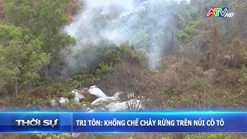 Tri Tôn: Khống chế cháy rừng trên núi Cô Tô | Đài Truyền hình An Giang