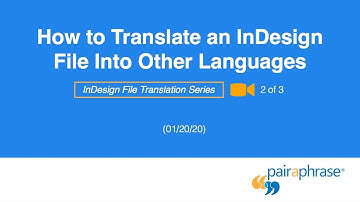 How to Translate InDesign File Text (+ keep fonts and images!)