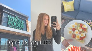 HOME FOR THE SUMMER VLOG: getting back in a routine, grocery haul, work, & practicing balance