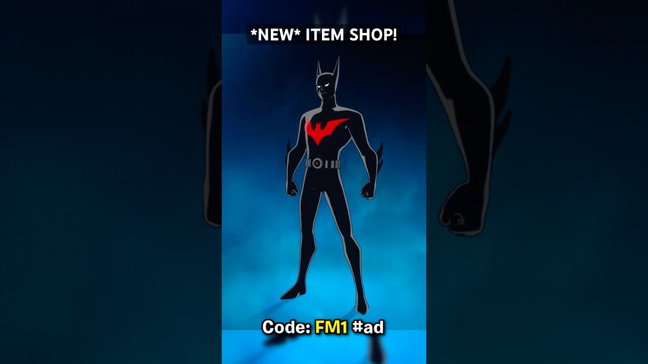 *NEW* BATMAN BEYOND Skins in Fortnite ITEM SHOP! 🦇