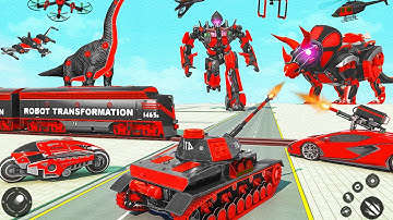 Tank Robot Car Game 2022 – Robot Dinosaur Games #1 - Android Gameplay FHD