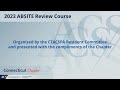 2023 ABSITE Review Colorectal