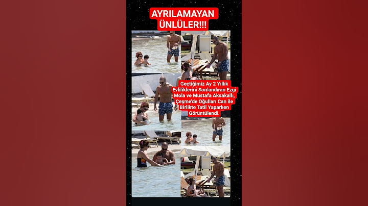 Geçtiğimiz ay ayrılan Ezgi Mola ve Mustafa Aksakallı çifti oğulları ile Çeşme'de görüntülendi.
