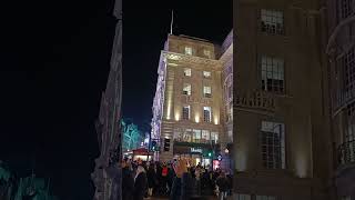 London, Christmas decoration view