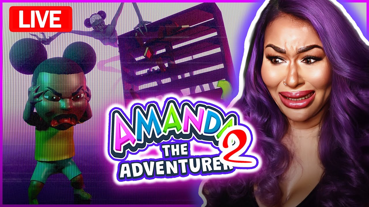 My Favorite Lil Psychopath is Back! | Amanda the Adventurer 2 🔴LIVE